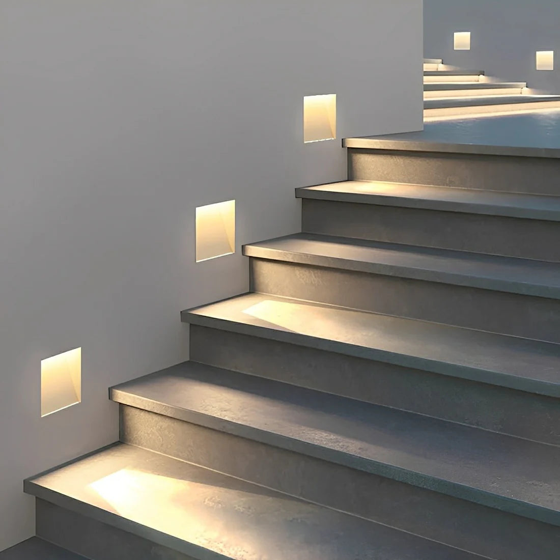 Moktan Sabai Nordic Frameless Stair LED Wall Light Stainless Steel Sensor Indoor
