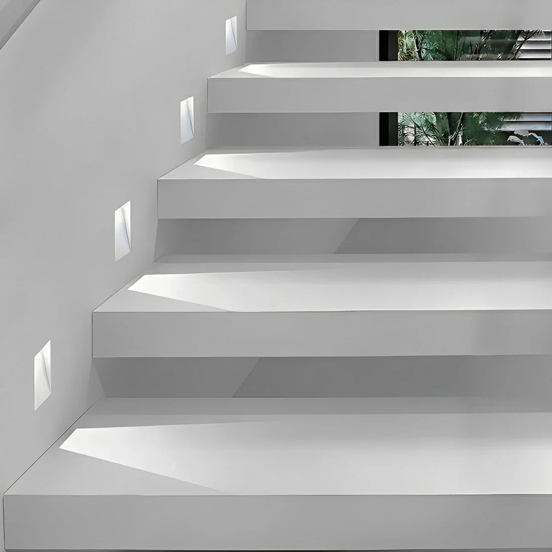 Moktan Sabai Nordic Frameless Stair LED Wall Light Stainless Steel Sensor Indoor Natural White