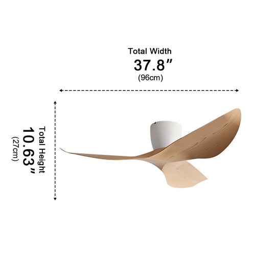 Moktan Sabai Modern DC Ceiling Fan 6-Speed Remote Reversible No Light