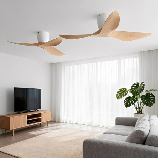 Moktan Sabai Modern DC Ceiling Fan 6-Speed Remote Reversible No Light