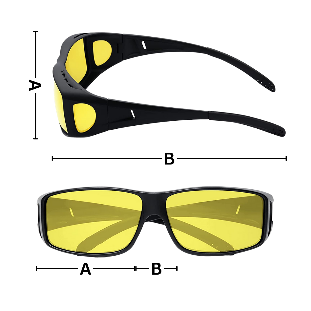 Moktan Sabai Polarized Night Driving Glasses – Anti Glare Night Vision Driving Eyewear