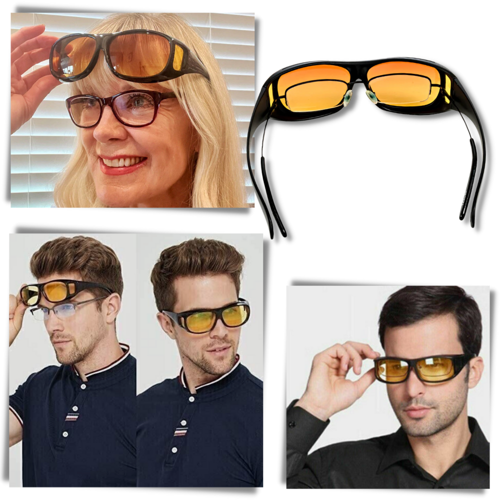 Moktan Sabai Polarized Night Driving Glasses – Anti Glare Night Vision Driving Eyewear