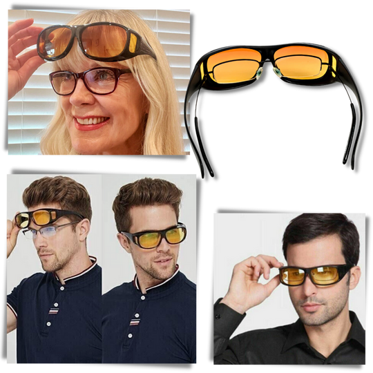 Moktan Sabai Polarized Night Driving Glasses – Anti Glare Night Vision Driving Eyewear