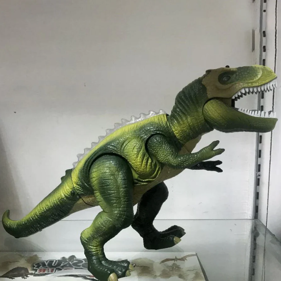 Moktan Sabai Remote Control T-Rex Dinosaur with Lights Sounds Walking RC Toy