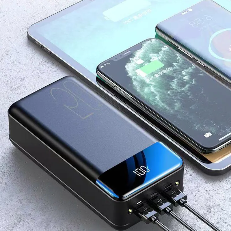 Moktan Sabai 50000mAh Portable Power Bank High Capacity Fast Charging Multi-Device Black