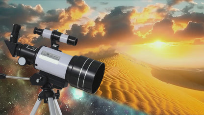 1150X Telescope for Adults, 70mm Refractor with Tripod, Phone Mount, Barlow