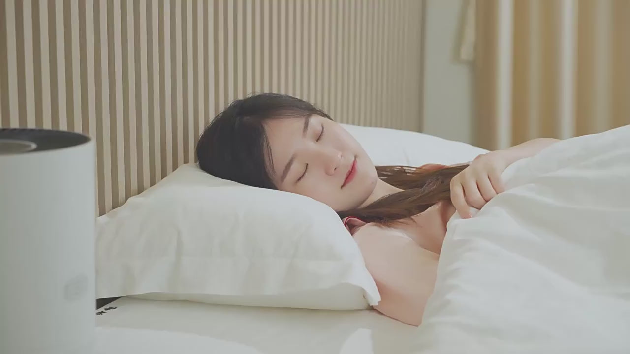 Load video: Smart Air Purifier with HEPA Filter App Control PM2.5 for Bedroom Pets Home