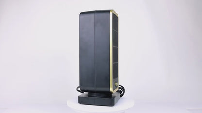 Quiet 500W Ceramic Space Heater - Portable Electric Heater for Office & Bedroom