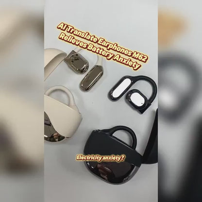 Moktan Sabai AI Translator Earbuds - Real-Time Simultaneous Interpretation for Business & Travel