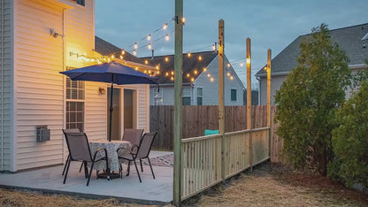 100FT Solar String Lights Outdoor – Waterproof LED Globe Lights for Patio & Garden