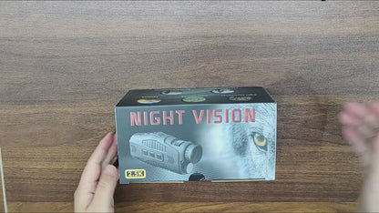 1080P Night Vision Monocular with IR, Lightless HD Camera for Hunting, Video