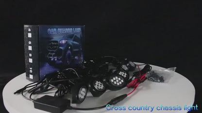 Truck Rock Lights RGB LED Kit – Dual Control Neon Underglow for Off-Road SUV/ATV