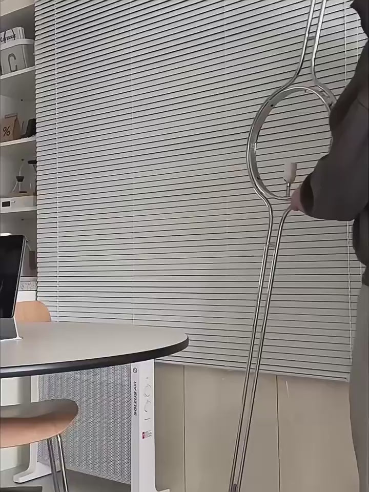 Load video: Modern Globe Standing Lamp Floor to Ceiling Home Decor Light