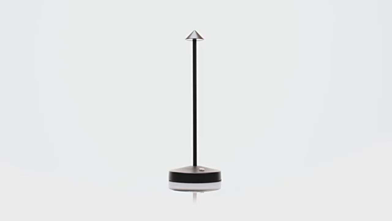 Load video: Wireless LED Table Lamp with Touch Dimming | Cordless Ambient Lighting