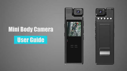 Smart 1080P HD Body Camera – Rotatable Lens, USB Rechargeable Pocket Camcorder