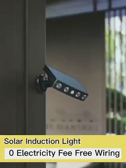 2/4-Pack Outdoor Solar Wall Lights – Motion Sensor, Dusk-to-Dawn, IP44 Rated