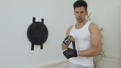 Wall-Mounted Musical Boxing Machine – Smart Target Trainer with Music & LED Display Moktan Sabai