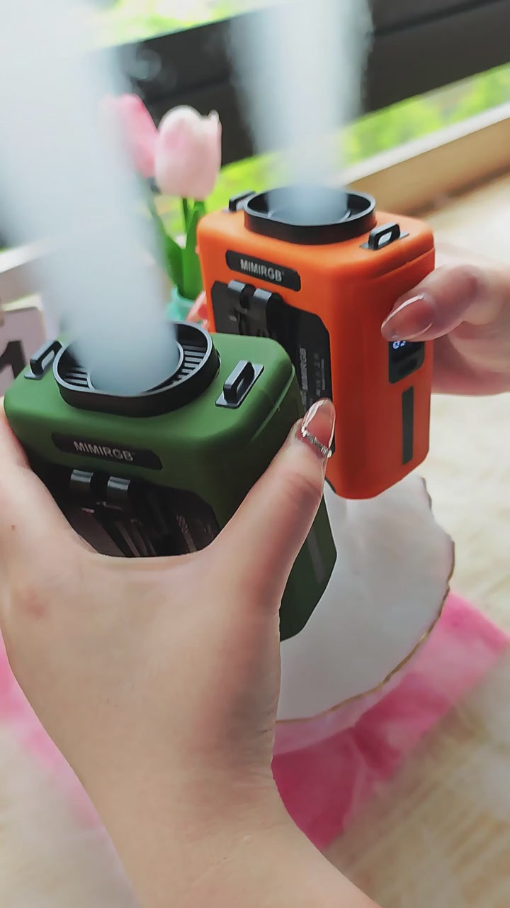Load video: Cooling Companion | Portable Waist Fan with 8000mAh Battery | 100-Speed Adjustable for Ultimate Comfort