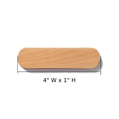 Moktan Sabai Wooden Magnetic Key Holder Wall Mount Adhesive Key Rack Organizer Medium Beech Wood