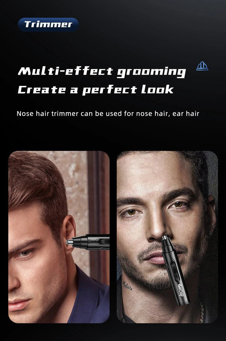 Moktan Sabai Rechargeable Nose & Ear Hair Trimmer USB Painless Groomer
