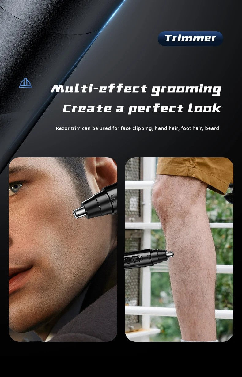 Moktan Sabai Rechargeable Nose & Ear Hair Trimmer USB Painless Groomer