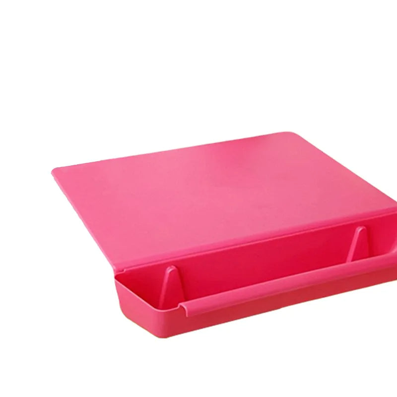 Moktan Sabai 2-in-1 Cutting Board with Removable Tray – Food Prep Board with Scrap Collector Pink