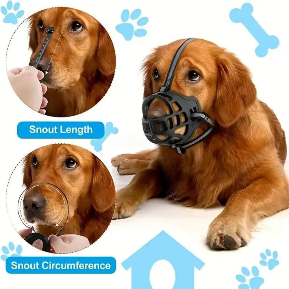 Moktan Sabai Adjustable Mesh Dog Muzzle
