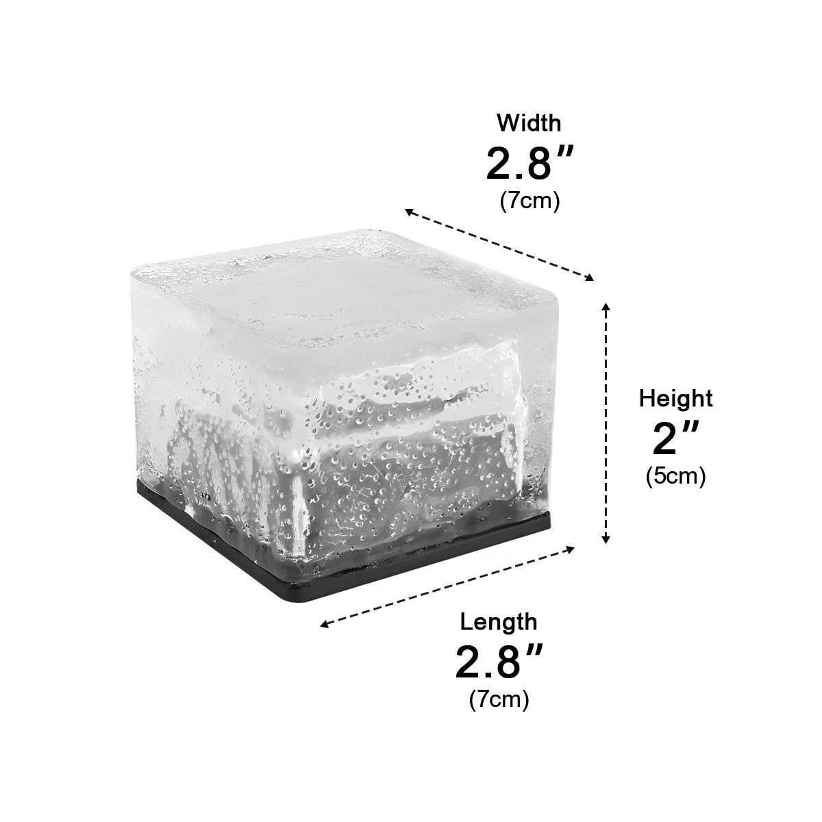 Moktan Sabai Solar Ice Brick LED Garden Light Waterproof Outdoor Path Light