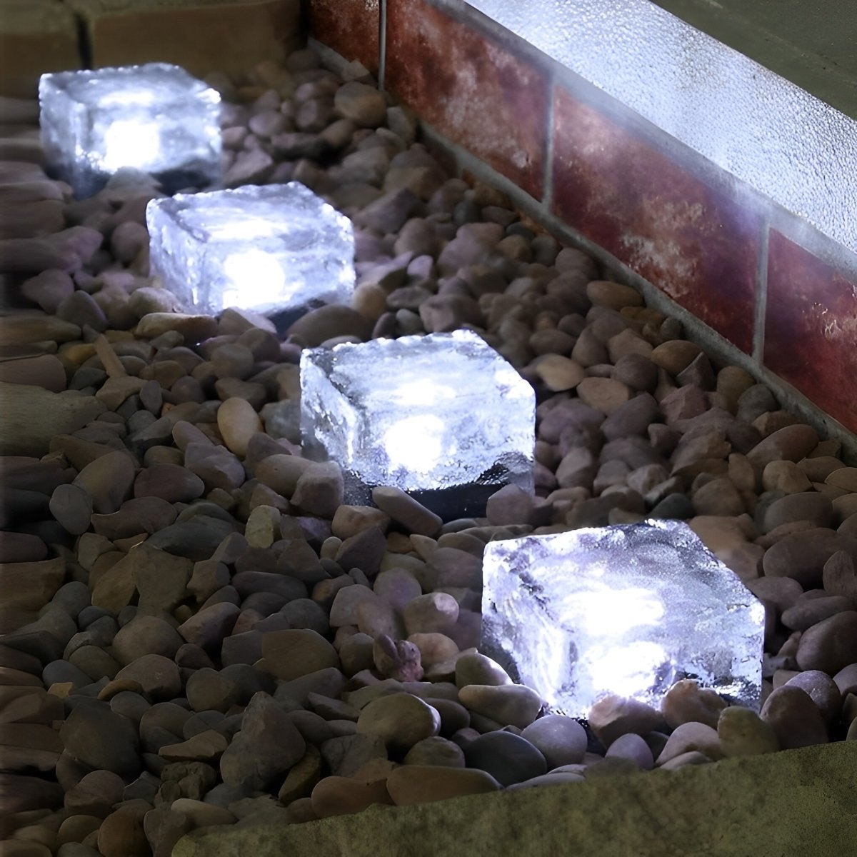 Moktan Sabai Solar Ice Brick LED Garden Light Waterproof Outdoor Path Light
