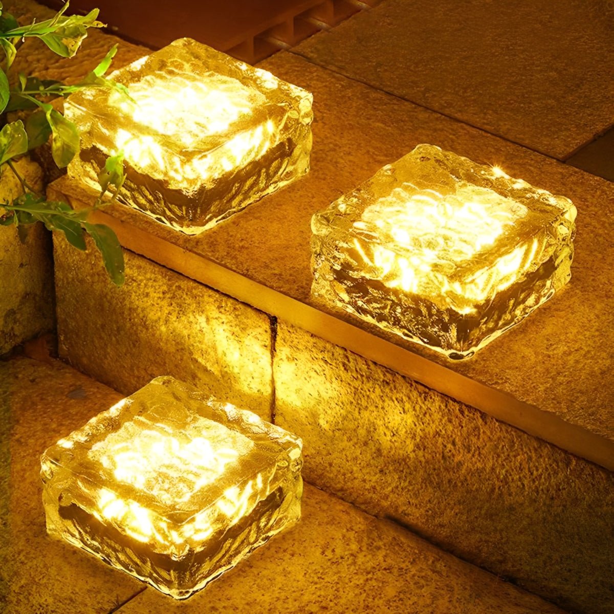 Moktan Sabai Solar Ice Brick LED Garden Light Waterproof Outdoor Path Light