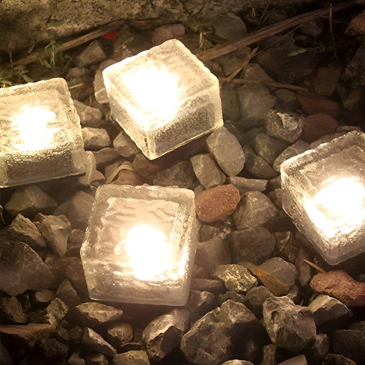 Moktan Sabai Solar Ice Brick LED Garden Light Waterproof Outdoor Path Light