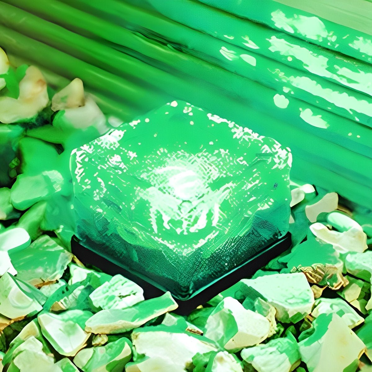 Moktan Sabai Solar Ice Brick LED Garden Light Waterproof Outdoor Path Light