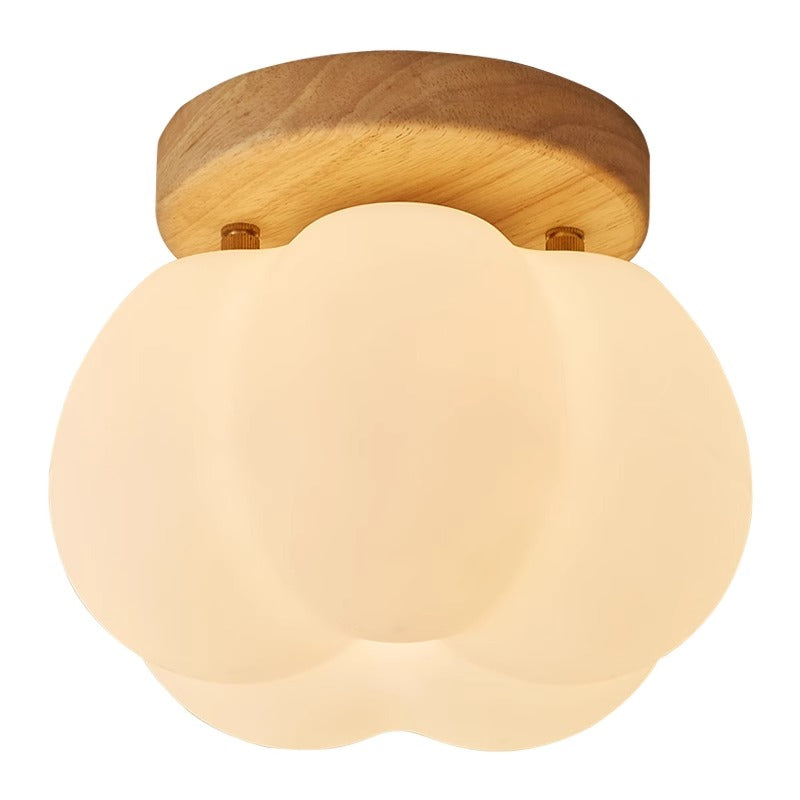 Moktan Sabai Pumpkin Flush Mount Ceiling Light Modern Round LED Ceiling Lamp