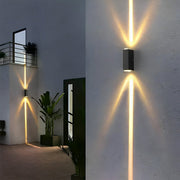 Moktan Sabai Modern LED Up Down Wall Light IP65 Waterproof Aluminum Sconce
