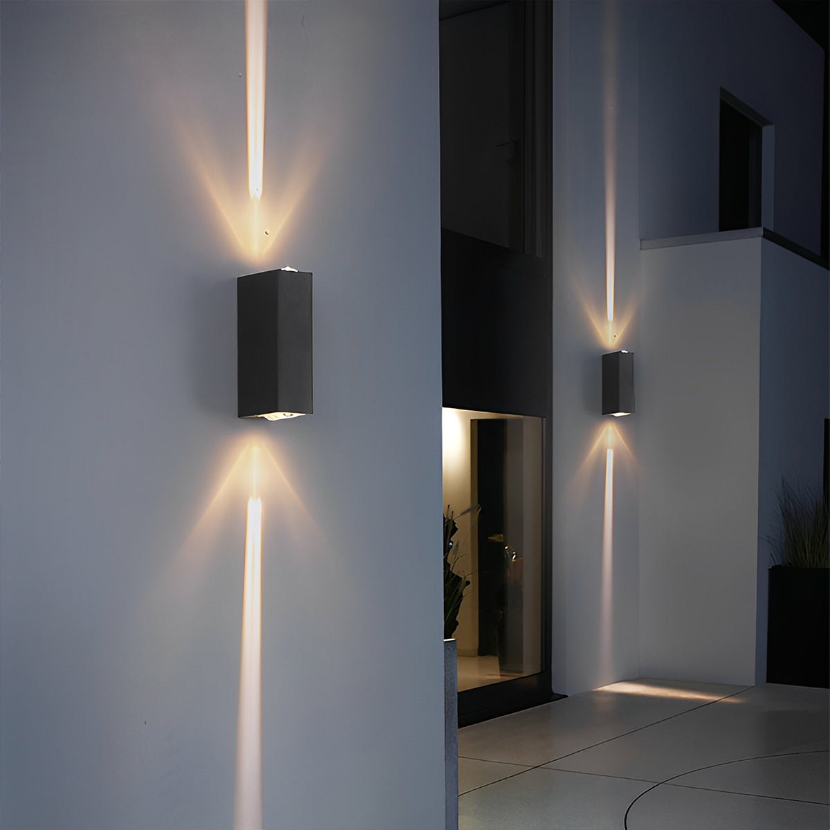 Moktan Sabai Modern LED Up Down Wall Light IP65 Waterproof Aluminum Sconce