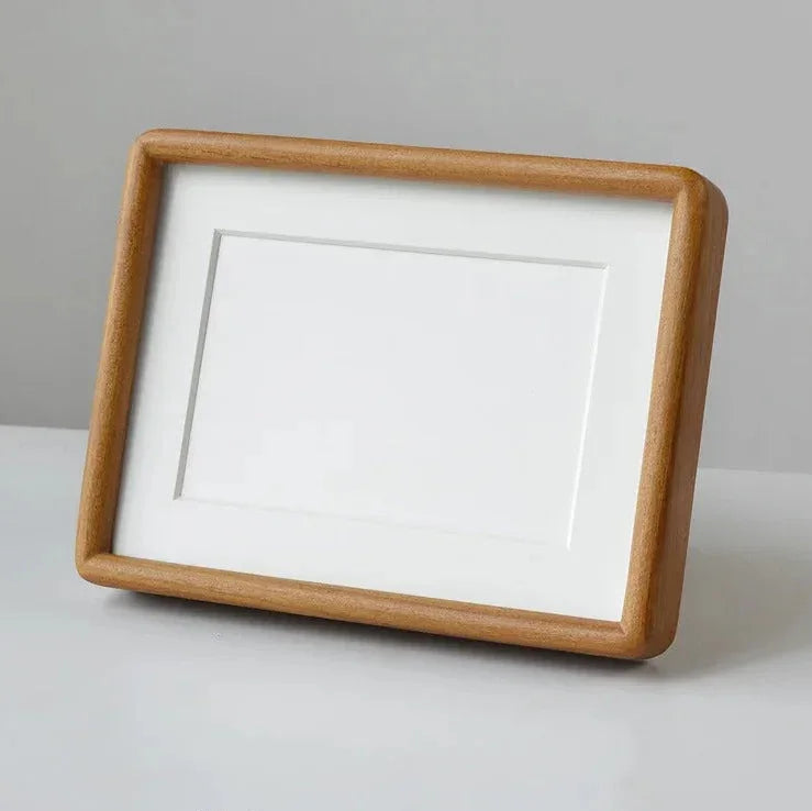 Moktan Sabai Solid Wood Photo Frame | Mortise Tenon Handcrafted Display for Photos & Home Décor Teak 20.3x25.4cm 10Inch