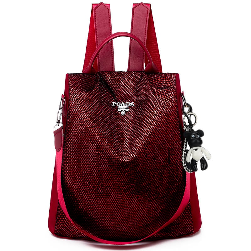 Moktan Sabai Water Resistant Anti Theft Backpack Oxford Travel Daypack 30cm