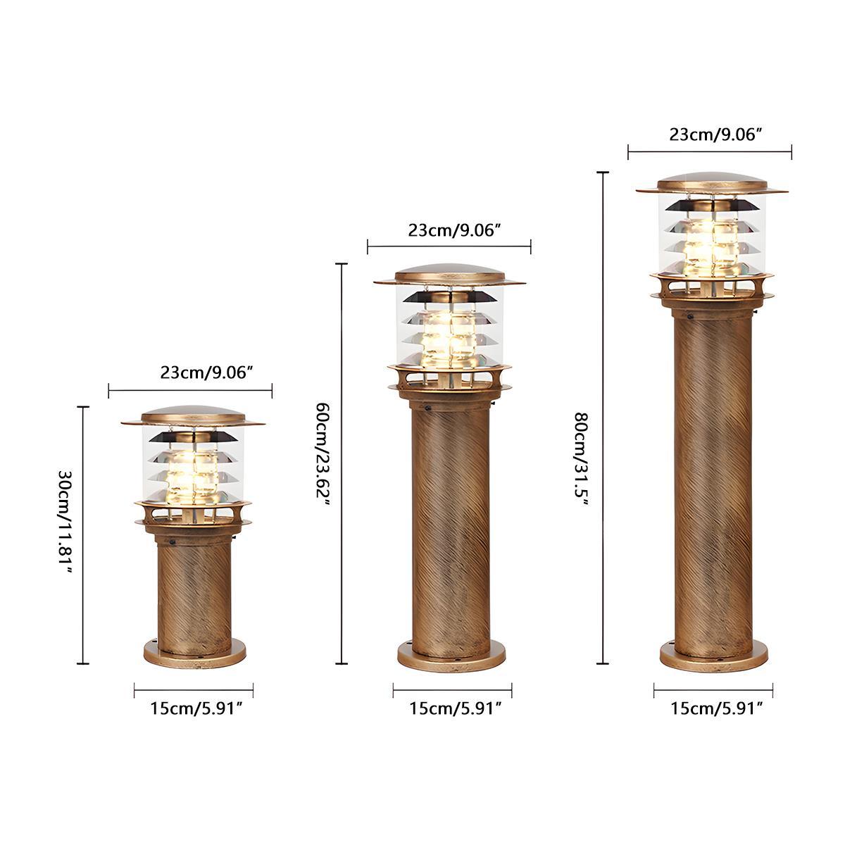 Moktan Sabai Modern LED Outdoor Lawn Lamp Post IP65 Waterproof Garden Light