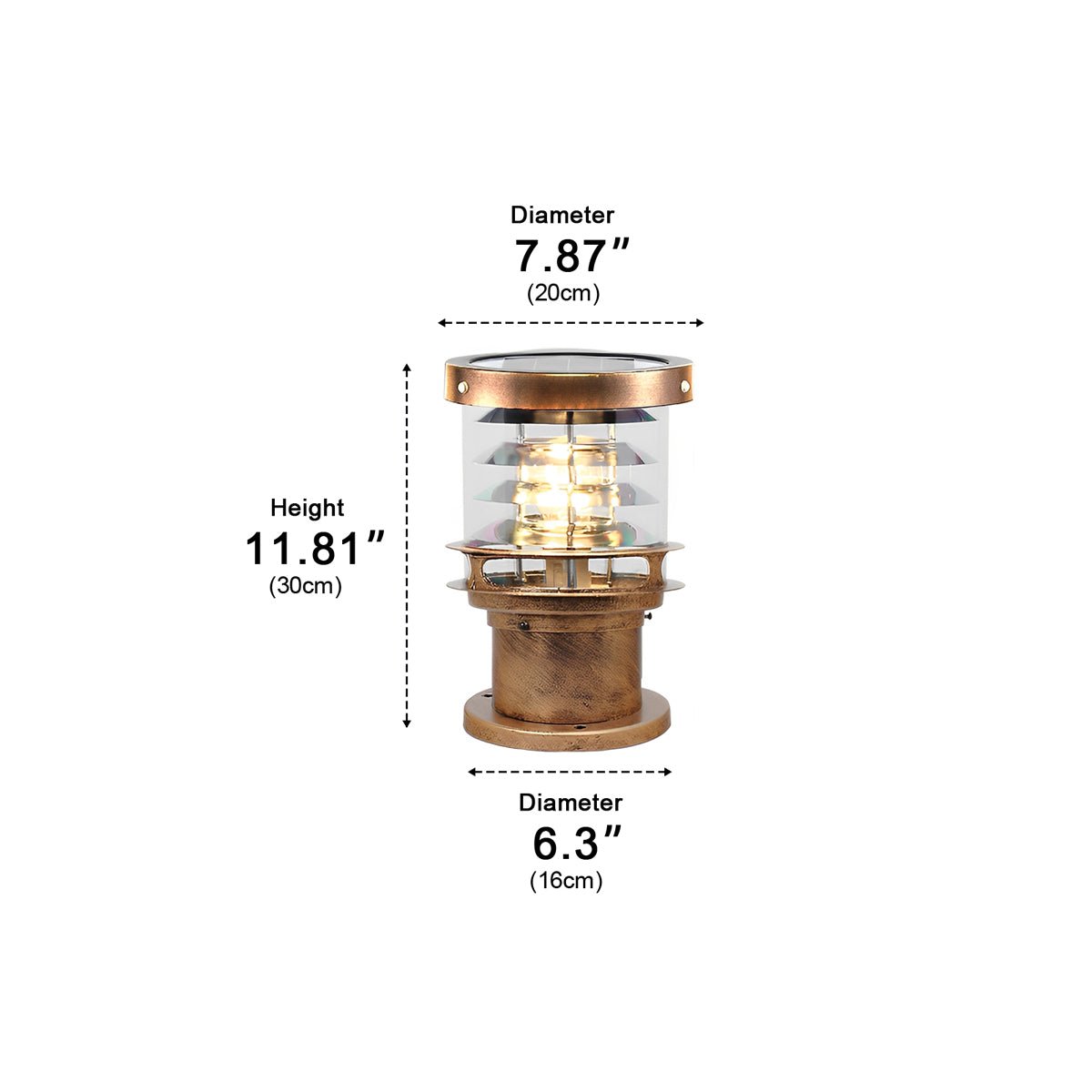 Moktan Sabai Modern LED Outdoor Lawn Lamp Post IP65 Waterproof Garden Light