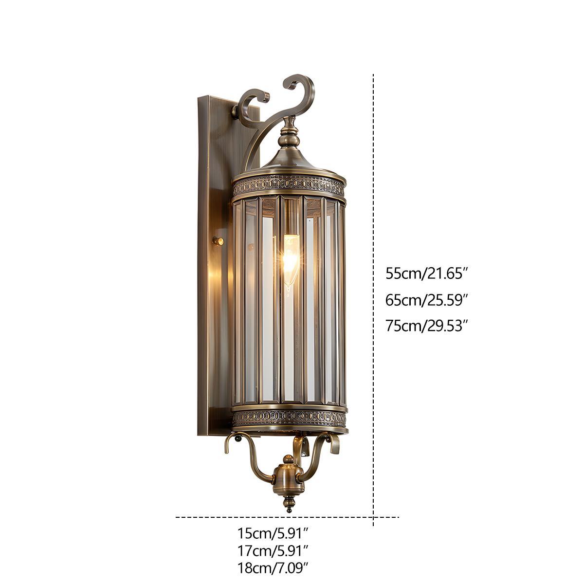 Moktan Sabai Vintage Outdoor Wall Sconce LED IP65 Waterproof Porch Light