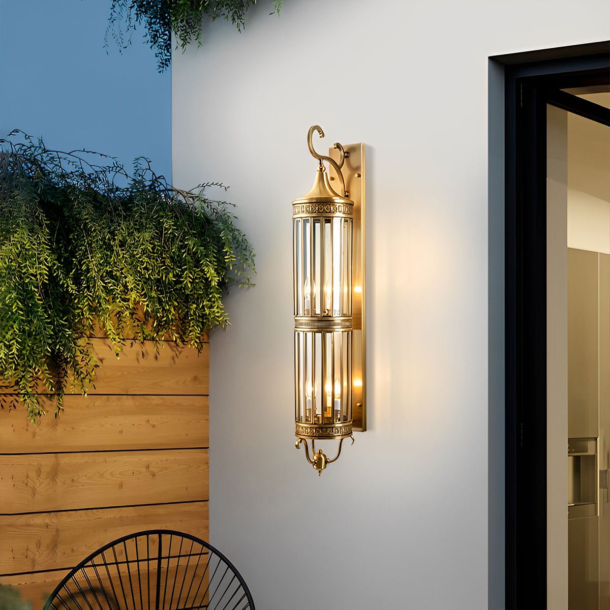 Moktan Sabai Vintage Outdoor Wall Sconce LED IP65 Waterproof Porch Light