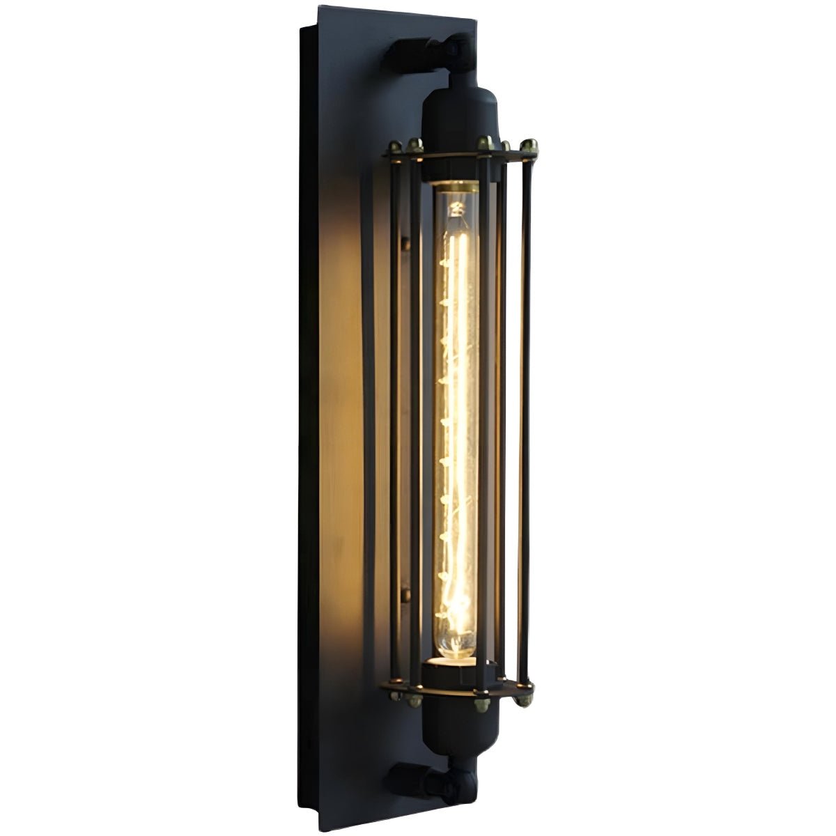 Moktan Sabai Vintage Industrial LED Wall Sconce Iron Glass Indoor Light